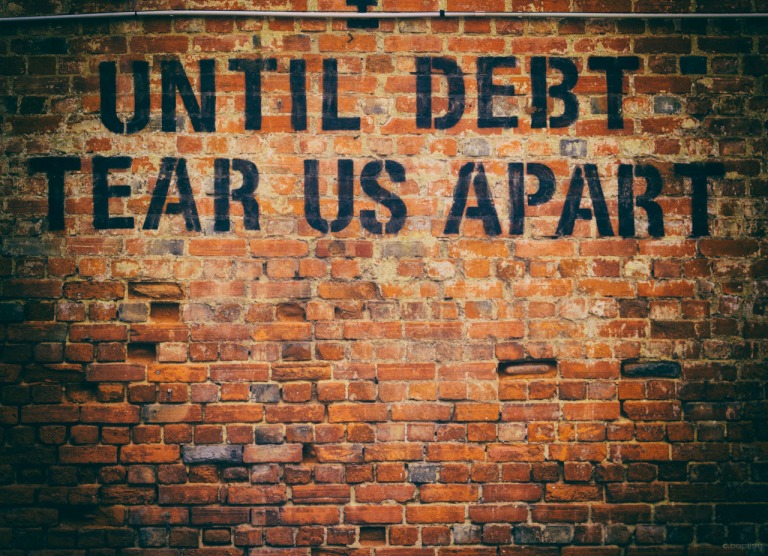 until debt tear us apart